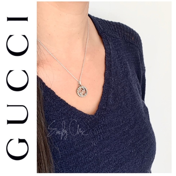 BRAND NEW authentic GUCCI interlock G pendant - Picture 2 of 7